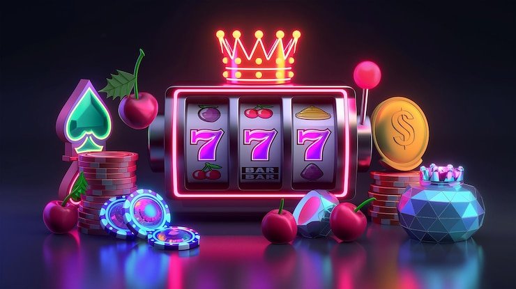 Tampilan beranda msislot bernuansa neon